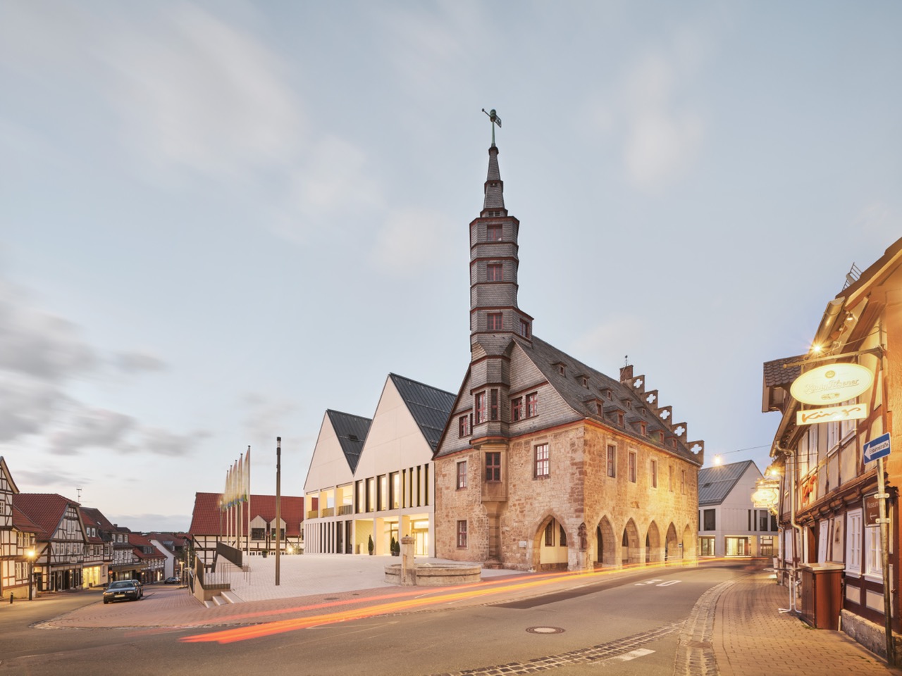 Rathaus Korbach, Entwurf heimspielarchitekten, 2022-05-27, Foto: Caspar Sessler